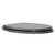 Danbury Satin Anthracite MDF Soft Close With Chrome Hinge Toilet Seat Left Hand View thumbnail