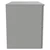 Helix 460 Fluted Pebble Grey 800mm Wall Mounted 2 Drawer Vanity Unit for Countertop Basins Side View thumbnail