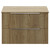 Helix 460 Fluted Autumn Oak 800mm Wall Mounted 2 Drawer Vanity Unit for Countertop Basins View from Front thumbnail