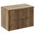 Helix 460 Fluted Tobacco Oak 800mm Wall Mounted 2 Drawer Vanity Unit for Countertop Basins Left Hand View thumbnail
