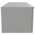 Helix 460 Fluted Pebble Grey 1200mm Wall Mounted 2 Drawer Vanity Unit for Countertop Basins Side View thumbnail