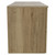 Helix 460 Fluted Autumn Oak 1200mm Wall Mounted 4 Drawer Vanity Unit for Countertop Basins Side View thumbnail