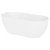 Muse 1650mm x 750mm Double Ended Freestanding Bath with White Waste Right Hand View thumbnail