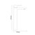 Aero Gunmetal Grey High Rise Basin Mixer Tap Dimensions Side thumbnail