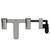 Aero Gunmetal Grey Bath Shower Mixer Tap with Shower Kit Top View thumbnail