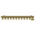 Sinclair Colore Brushed Brass 600mm x 595mm Horizontal Wifi Thermostatic Single Panel Electric Radiator thumbnail