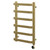 Milton Colore Brushed Brass 800mm x 500mm Curved Wifi Thermostatic Electric Heated Towel Rail thumbnail