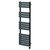 Darby Anthracite 1550mm x 500mm Curved Wifi Thermostatic Electric Heated Towel Rail thumbnail