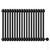 Colosseum Colore Matt Black 600mm x 812mm Horizontal Wifi Thermostatic Electric Double Column Radiator thumbnail