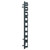 Milton Anthracite 1200mm x 500mm Curved Wifi Thermostatic Electric Heated Towel Rail thumbnail