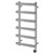 Finley Chrome 850mm x 500mm Designer Wifi Thermostatic Electric Heated Towel Rail thumbnail