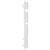 Darby White 1200mm x 500mm Curved Wifi Thermostatic Electric Heated Towel Rail thumbnail