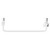 Milton Chrome 800mm x 500mm Curved Wifi Thermostatic Electric Heated Towel Rail thumbnail