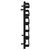 Milton Colore Matt Black 800mm x 500mm Curved Wifi Thermostatic Electric Heated Towel Rail thumbnail
