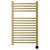 Galileo Colore Brushed Brass 800mm x 490mm Square Wifi Thermostatic Electric Heated Towel Rail thumbnail