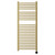 Galileo Colore Brushed Brass 1200mm x 490mm Square Wifi Thermostatic Electric Heated Towel Rail thumbnail