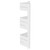 Miller White 850mm x 300mm Incorner Wifi Thermostatic Electric Heated Towel Rail thumbnail