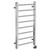 Cohen Chrome 800mm x 500mm Straight Wifi Thermostatic Electric Heated Towel Rail thumbnail