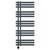 Holden Anthracite 1200mm x 500mm Designer Wifi Thermostatic Electric Heated Towel Rail thumbnail