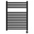 Columbus Colore Matt Black 800mm x 600mm Curved Wifi Thermostatic Electric Heated Towel Rail thumbnail