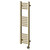 Pizarro Colore Brushed Brass 1000mm x 300mm Straight Wifi Thermostatic Electric Heated Towel Rail thumbnail