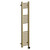 Pizarro Colore Brushed Brass 1200mm x 300mm Straight Wifi Thermostatic Electric Heated Towel Rail thumbnail