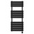 Amaldi Colore Matt Black 1200mm x 500mm Straight Wifi Thermostatic Electric Heated Towel Rail thumbnail