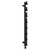 Mason Colore Matt Black 1150mm x 500mm Designer Wifi Thermostatic Electric Heated Towel Rail thumbnail