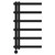 Mason Colore Matt Black 850mm x 500mm Designer Wifi Thermostatic Electric Heated Towel Rail thumbnail