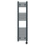 Pizarro Anthracite 1200mm x 300mm Straight Wifi Thermostatic Electric Heated Towel Rail thumbnail