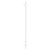 Pizarro White 1600mm x 500mm Straight Wifi Thermostatic Electric Heated Towel Rail thumbnail
