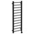 Cohen Colore Matt Black 1200mm x 500mm Straight Wifi Thermostatic Electric Heated Towel Rail thumbnail