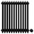 Colosseum Colore Matt Black 600mm x 548mm Horizontal Wifi Thermostatic Electric Quadruple Column Radiator thumbnail