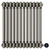 Colosseum Raw Metal 600mm x 554mm Horizontal Wifi Thermostatic Electric Triple Column Radiator thumbnail