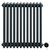 Colosseum Anthracite 600mm x 554mm Horizontal Wifi Thermostatic Electric Triple Column Radiator thumbnail
