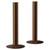 Dias Brushed Bronze 130mm Radiator Pipe Sleeve Kit Left Hand View thumbnail