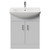 Modena Gloss White 650mm 2 Door Vanity Unit View from Front thumbnail