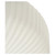 Forum Spa Scala Satin Brass Ribbed Flush Bathroom Light Glass Close Up thumbnail