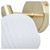 Forum Spa Scala Satin Brass Ribbed Bathroom Wall Light Close Up thumbnail