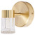 Forum Spa Bizet Satin Brass Adjustable Spot Wall Light Side View thumbnail