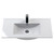 Nuie Athena Anthracite Woodgrain 800mm Wall Hung Single Drawer Vanity Unit with 18mm Profile Basin - ATH060B Basin