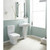 Nuie Ava 545mm Basin with 1 Tap Hole and Full Pedestal - NCG400 Lifestyle View
