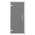 Series 9 Chrome 900mm Tinted Glass Hinged Shower Door Front View