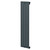 Hudson Anthracite 1200mm x 300mm Single Panel Radiator Right Hand View
