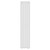 Hudson White 1800mm x 376mm Single Panel Radiator Front View