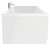 Legend 1700mm X 700mm Left Hand 6 Jet Matt Black V-Tec Single Ended Whirlpool Bath 84167058
