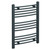 Marco Anthracite 700mm x 500mm Curved Heated Towel Rail Left Hand View