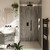 WholePanel 10mm Silver Retro Metallic 1000mm x 2400mm Wall Panel Lifestyle Image thumbnail