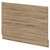 Napoli Bordalino Oak MFC 750mm End Bath Panel with Plinth Right Hand View