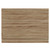 Napoli Bordalino Oak MFC 750mm End Bath Panel with Plinth Front View